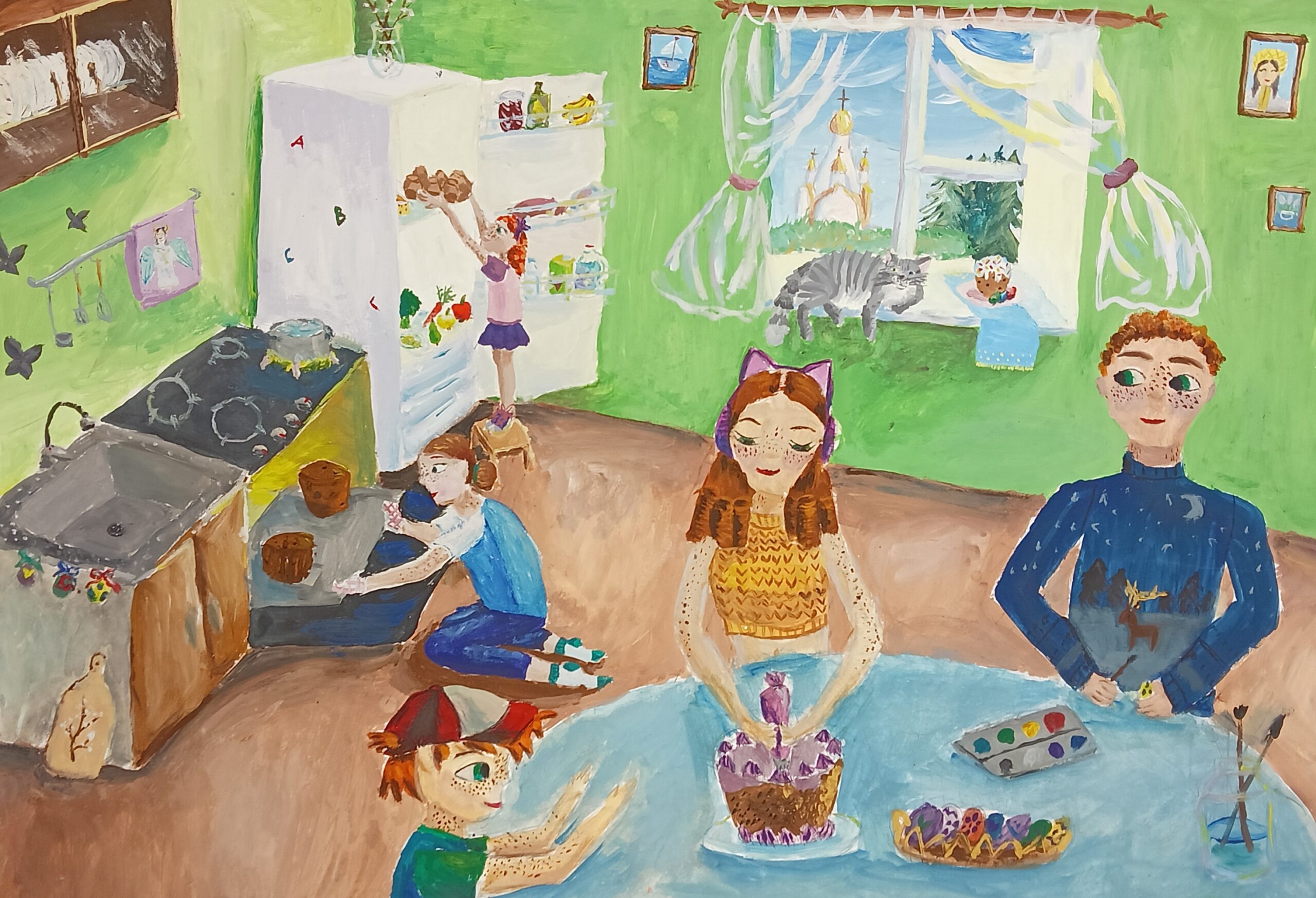 Выставка детского творчества, посвященная теме счастливой семьи, пройдет в «Совкино»